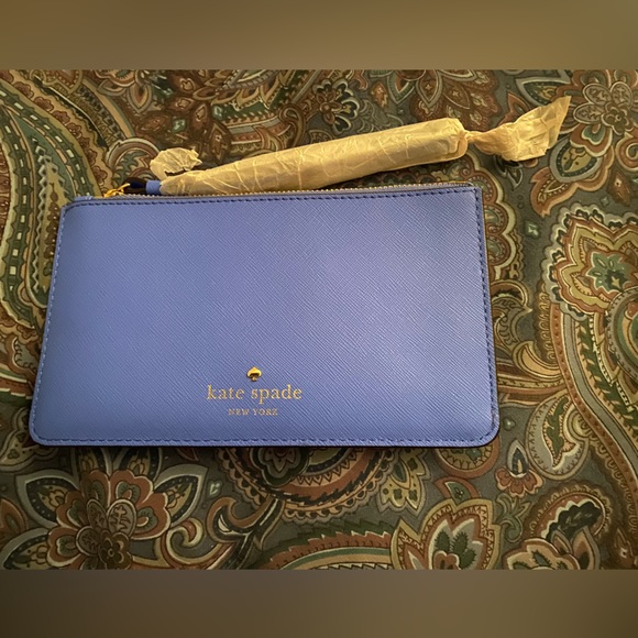 Advent Blue Kate Spade clutch - Picture 3 of 4